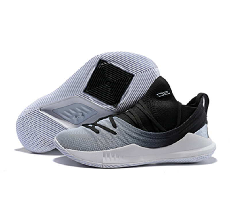 Curry 5 Shoes white grey black